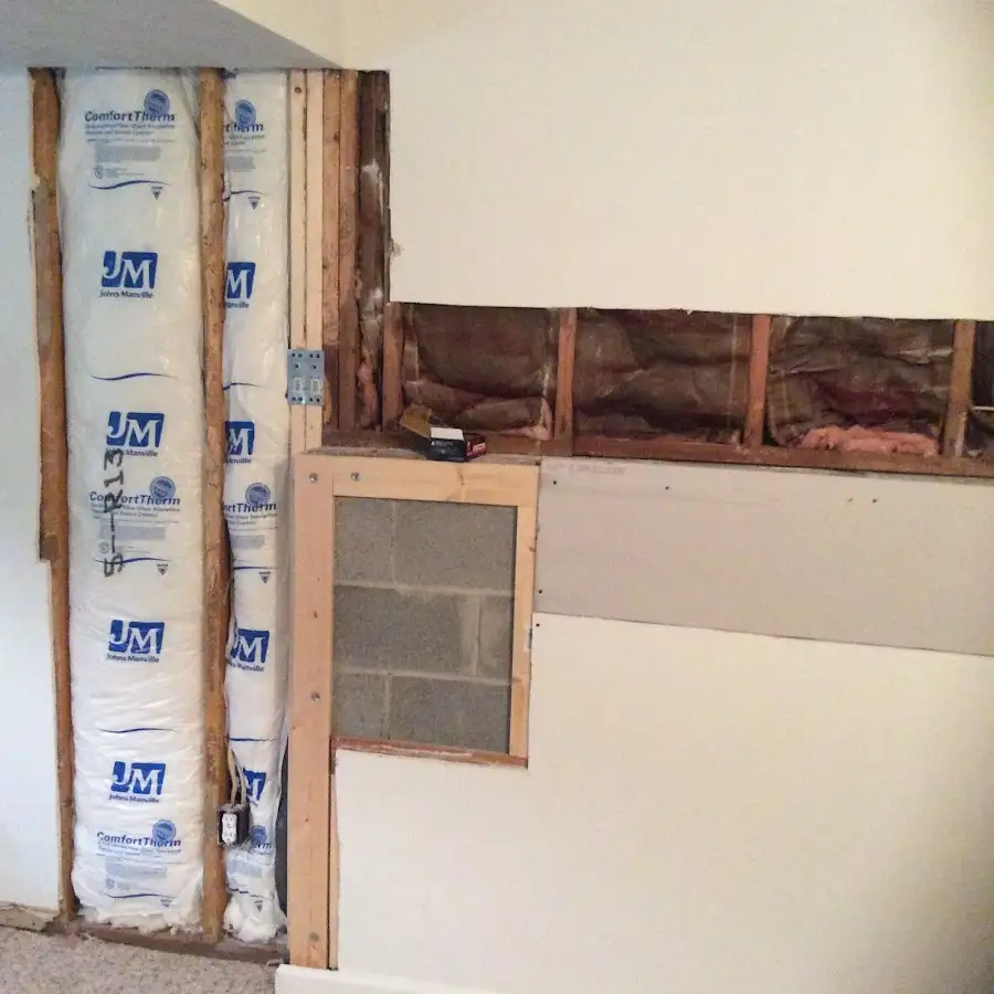 Wall insulation replacement during Structural Drying in Westlake